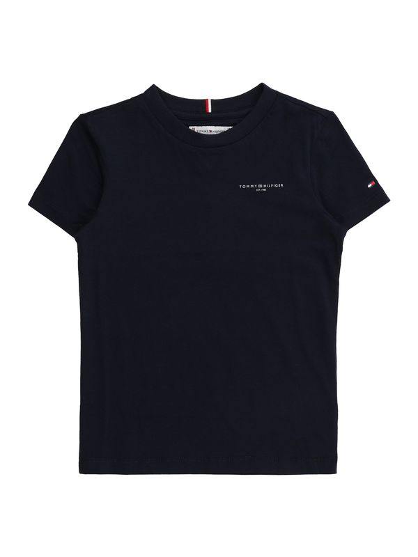 TOMMY HILFIGER TOMMY HILFIGER Majica  noćno plava / prljavo bijela