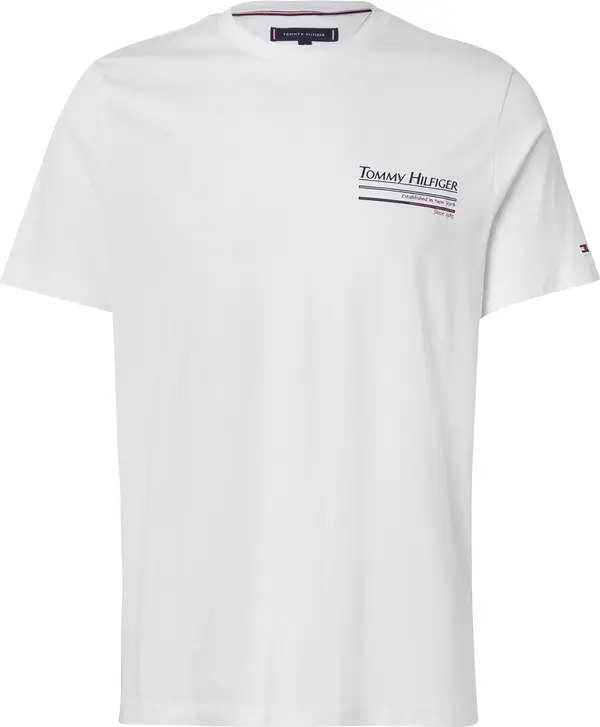 TOMMY HILFIGER TOMMY HILFIGER Majica 'OUTLINE SAILING'  morsko plava / crvena / crna / bijela