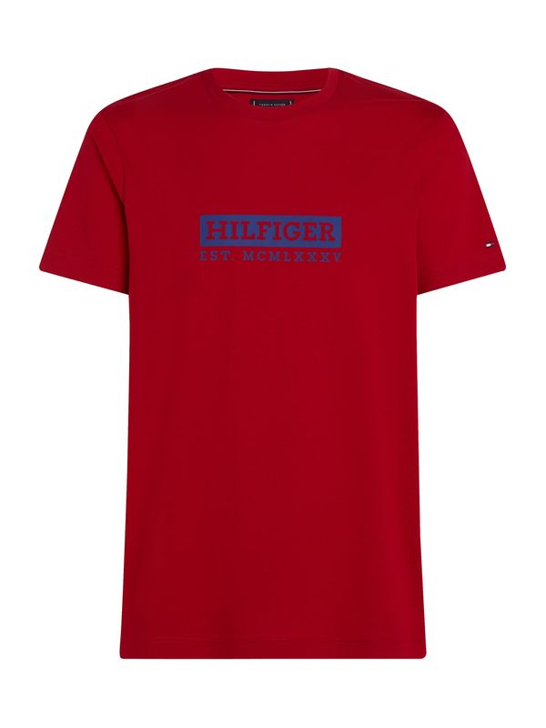 TOMMY HILFIGER TOMMY HILFIGER Majica  plava / crvena