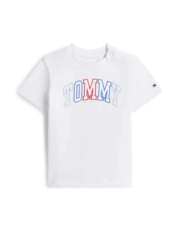 TOMMY HILFIGER TOMMY HILFIGER Majica  plava / golublje plava / crvena / bijela