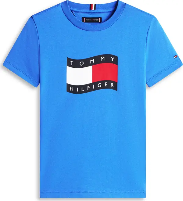 TOMMY HILFIGER TOMMY HILFIGER Majica  plava / mornarsko plava / crvena / bijela