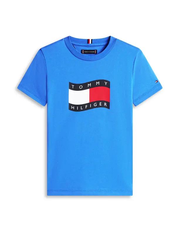 TOMMY HILFIGER TOMMY HILFIGER Majica  plava / mornarsko plava / crvena / bijela