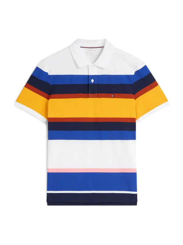 TOMMY HILFIGER TOMMY HILFIGER Majica  plava / noćno plava / žuta / bijela