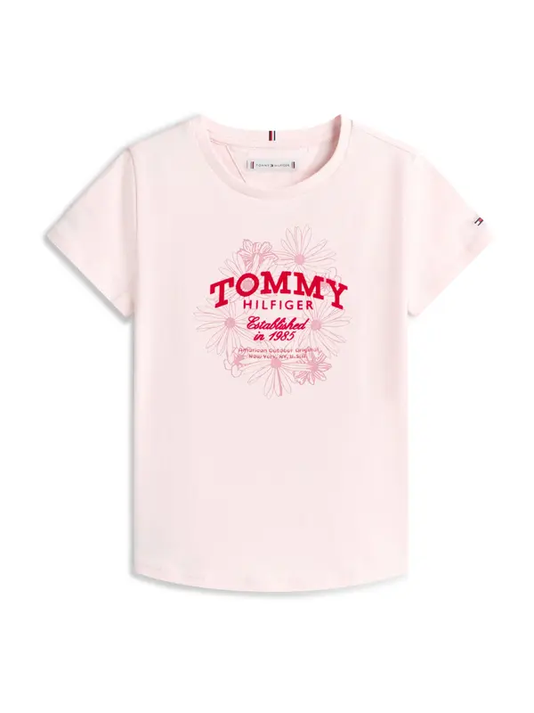 TOMMY HILFIGER TOMMY HILFIGER Majica  rosé / prljavo roza / tamno roza
