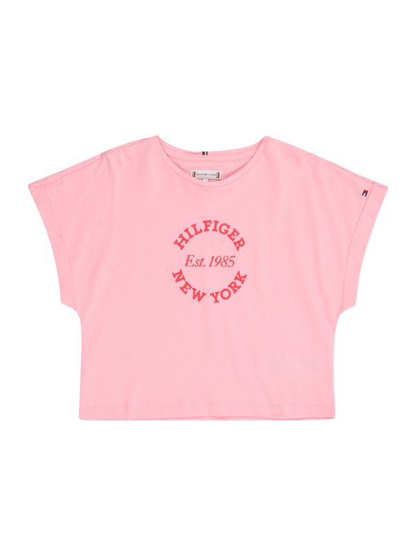 TOMMY HILFIGER TOMMY HILFIGER Majica  roza / crvena