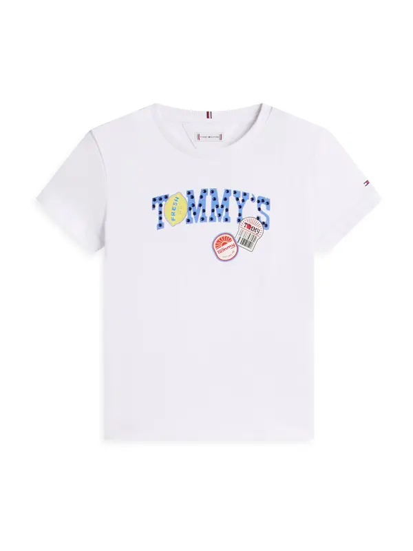 TOMMY HILFIGER TOMMY HILFIGER Majica 'RUNNING FRUIT'  plava / žuta / crna / bijela