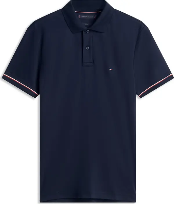 TOMMY HILFIGER TOMMY HILFIGER Majica  tamno plava / bijela