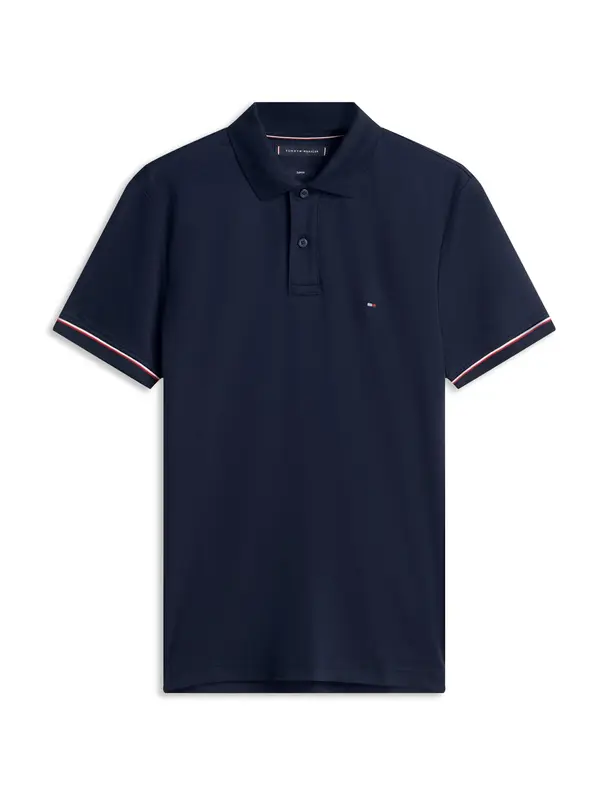 TOMMY HILFIGER TOMMY HILFIGER Majica  tamno plava / bijela
