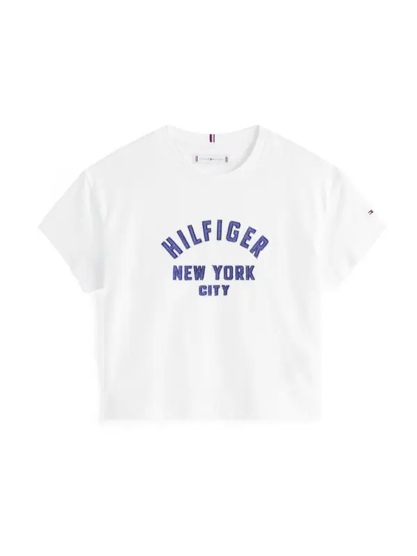 TOMMY HILFIGER TOMMY HILFIGER Majica  tamno plava / crna / bijela