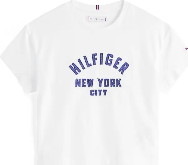 TOMMY HILFIGER TOMMY HILFIGER Majica  tamno plava / crna / bijela