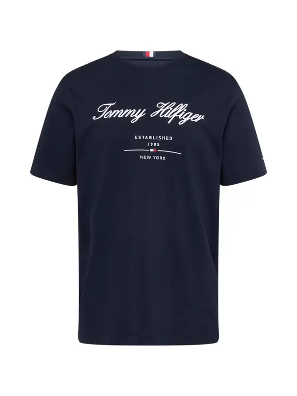 TOMMY HILFIGER TOMMY HILFIGER Majica  tamno plava / crvena / bijela