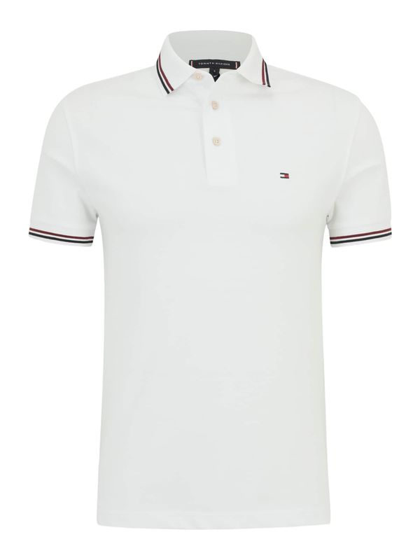 TOMMY HILFIGER TOMMY HILFIGER Majica  tamno plava / karmin crvena / bijela