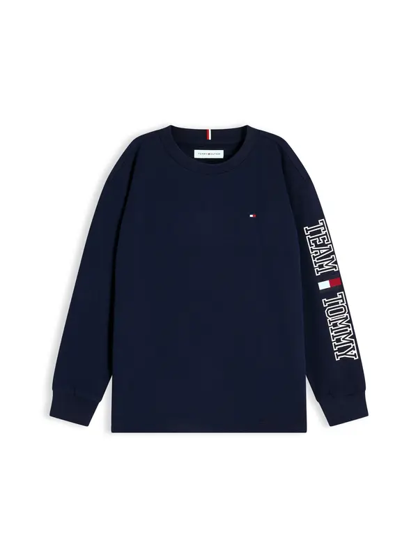 TOMMY HILFIGER TOMMY HILFIGER Majica 'TEAM'  morsko plava / bijela