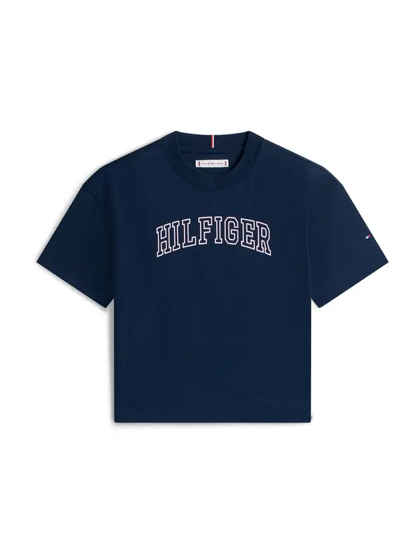 TOMMY HILFIGER TOMMY HILFIGER Majica 'VARSITY'  plava / bijela