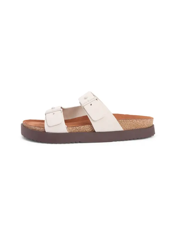 TOMMY HILFIGER TOMMY HILFIGER Natikače s potpeticom  boja pijeska