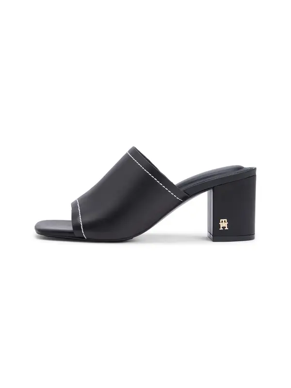 TOMMY HILFIGER TOMMY HILFIGER Natikače s potpeticom  crna