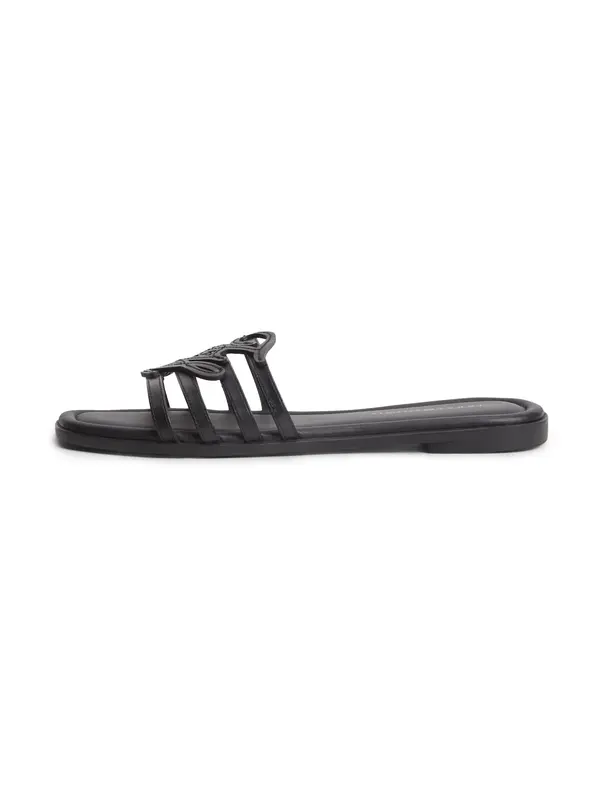 TOMMY HILFIGER TOMMY HILFIGER Natikače s potpeticom  crna