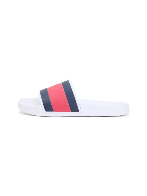 TOMMY HILFIGER TOMMY HILFIGER Natikače s potpeticom  mornarsko plava / crvena / bijela