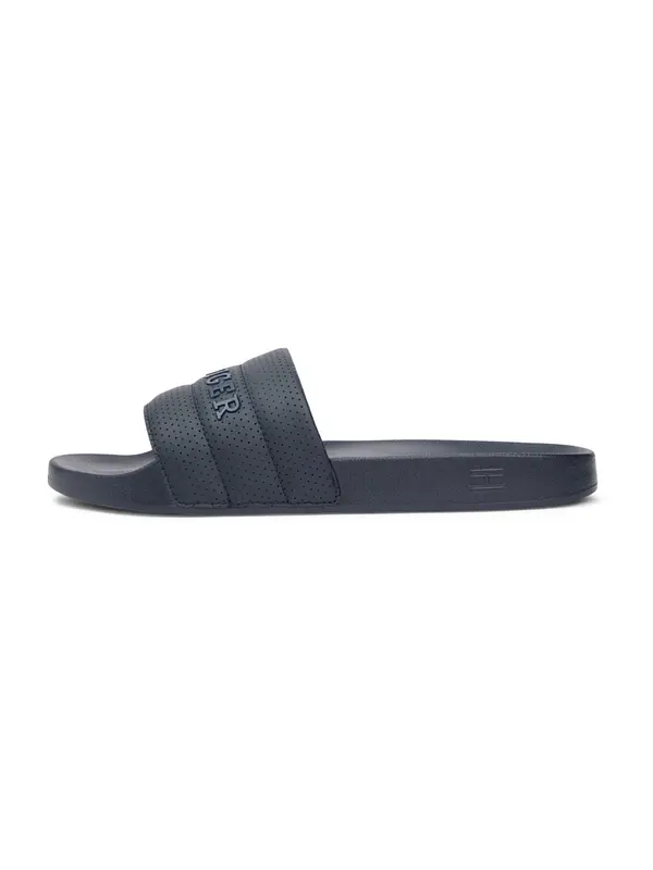 TOMMY HILFIGER TOMMY HILFIGER Natikače s potpeticom  mornarsko plava