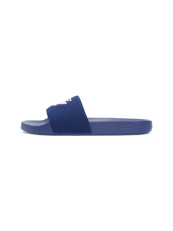 TOMMY HILFIGER TOMMY HILFIGER Natikače s potpeticom  morsko plava / bijela
