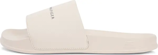 TOMMY HILFIGER TOMMY HILFIGER Natikače s potpeticom  svijetlobež / crna