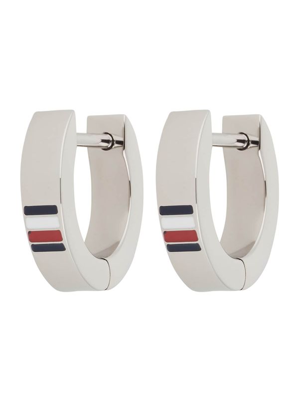 TOMMY HILFIGER TOMMY HILFIGER Naušnica  mornarsko plava / crvena / srebro / bijela