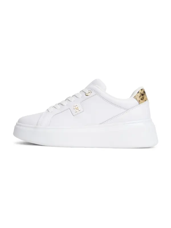 TOMMY HILFIGER TOMMY HILFIGER Niske tenisice  bež / crna / bijela