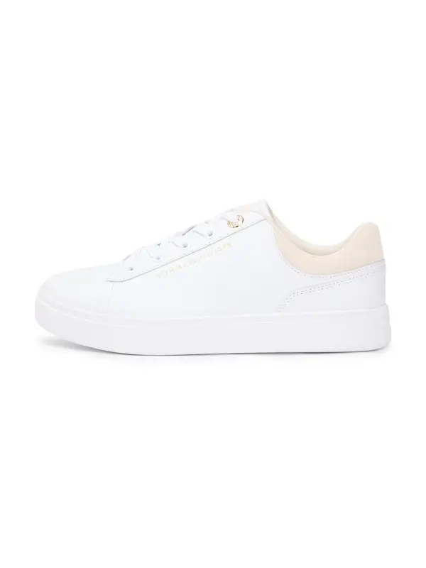 TOMMY HILFIGER TOMMY HILFIGER Niske tenisice  boja pijeska / bijela