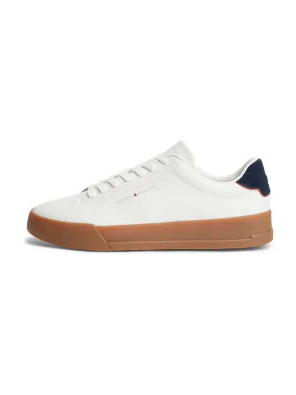 TOMMY HILFIGER TOMMY HILFIGER Niske tenisice 'COURT ESS'  bijela