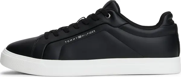 TOMMY HILFIGER TOMMY HILFIGER Niske tenisice 'COURT LIGHT PREMIUM'  crna
