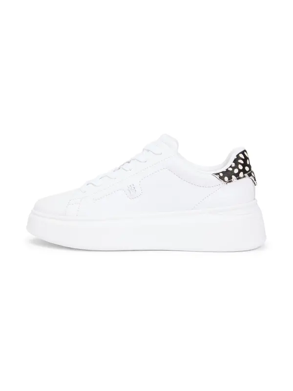TOMMY HILFIGER TOMMY HILFIGER Niske tenisice  crna / bijela / prljavo bijela
