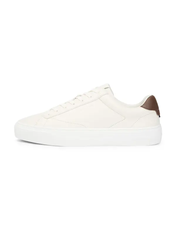 TOMMY HILFIGER TOMMY HILFIGER Niske tenisice  ecru/prljavo bijela / smeđa