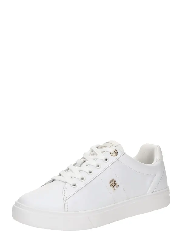 TOMMY HILFIGER TOMMY HILFIGER Niske tenisice 'ESSENTIAL'  zlatna / bijela
