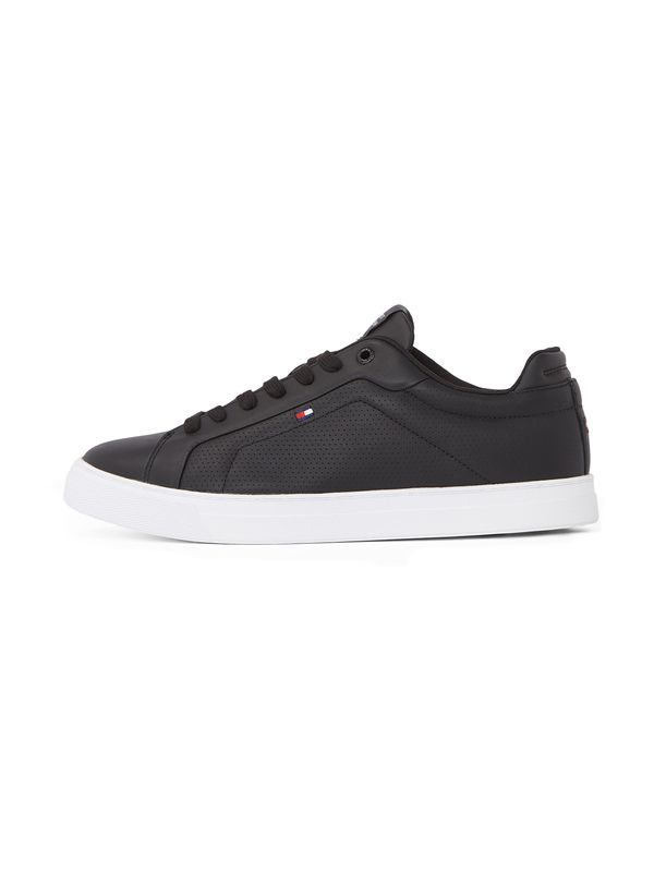 TOMMY HILFIGER TOMMY HILFIGER Niske tenisice 'Icon Court'  crna