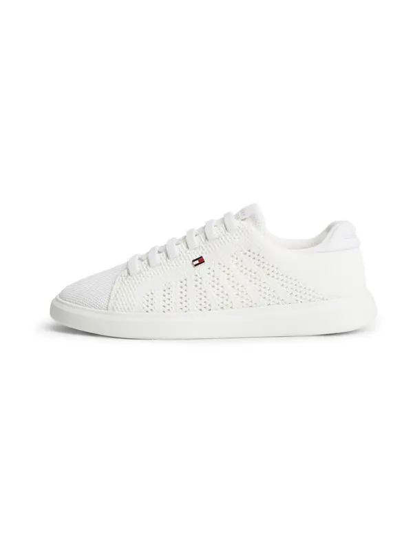 TOMMY HILFIGER TOMMY HILFIGER Niske tenisice 'LIGHT KNIT'  bijela