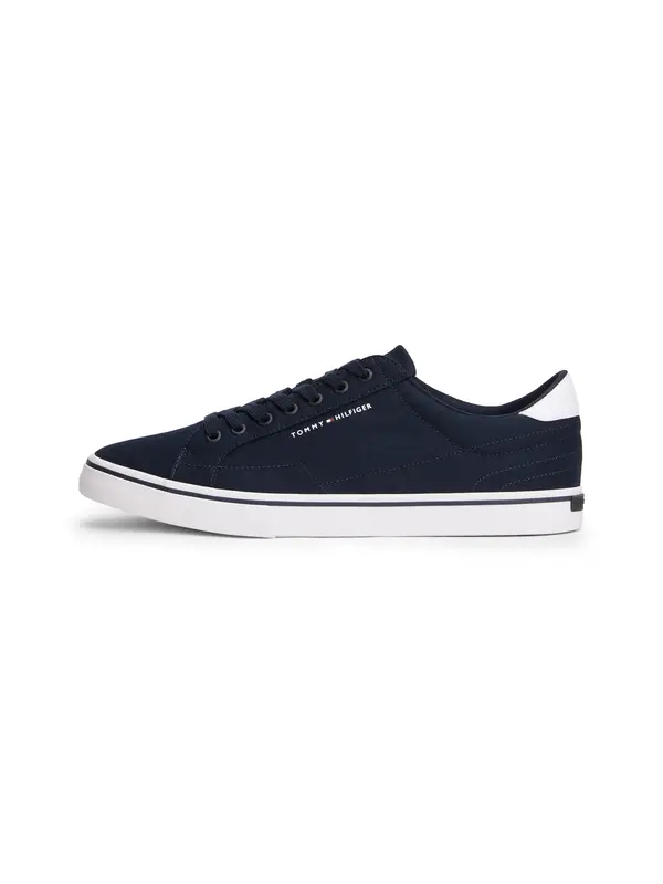 TOMMY HILFIGER TOMMY HILFIGER Niske tenisice  morsko plava / bijela