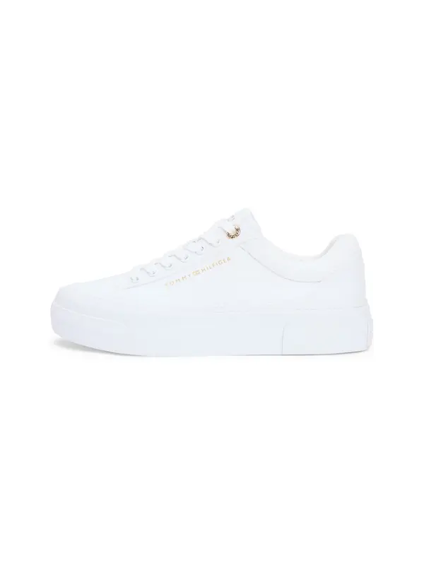 TOMMY HILFIGER TOMMY HILFIGER Niske tenisice  zlatna / bijela