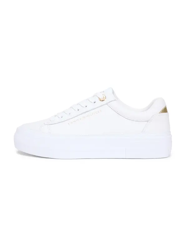 TOMMY HILFIGER TOMMY HILFIGER Niske tenisice  zlatna / bijela