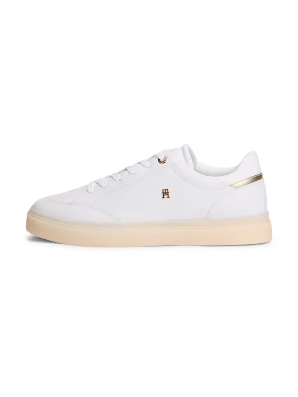 TOMMY HILFIGER TOMMY HILFIGER Niske tenisice  zlatna / bijela