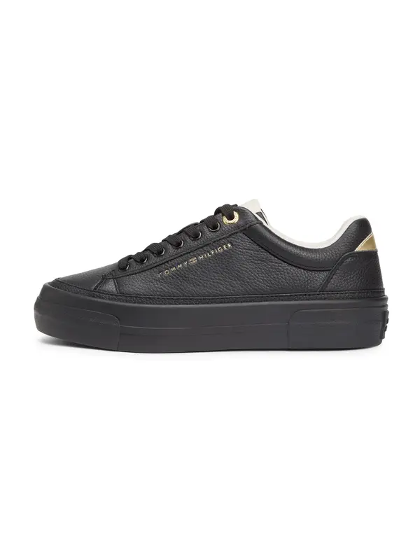 TOMMY HILFIGER TOMMY HILFIGER Niske tenisice  zlatna / crna