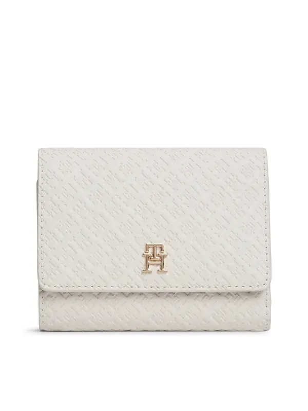 TOMMY HILFIGER TOMMY HILFIGER Novčanik  ecru/prljavo bijela / zlatna