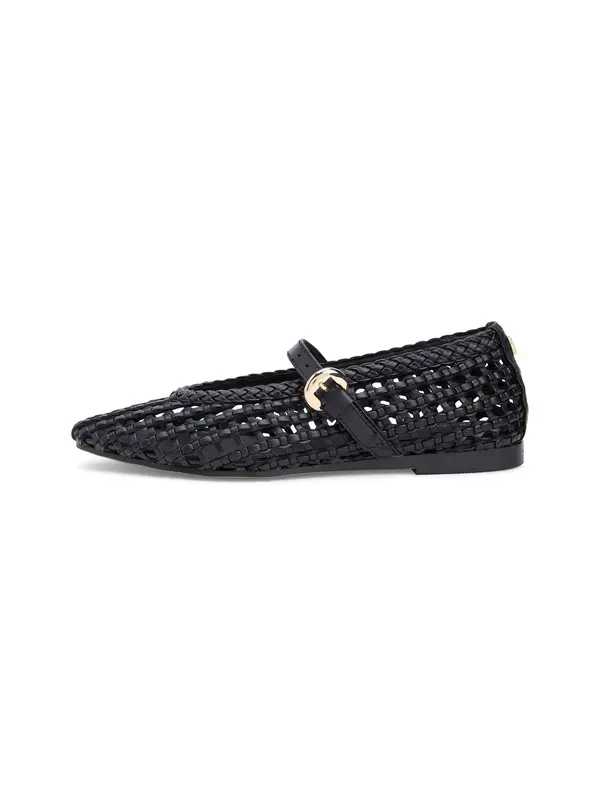 TOMMY HILFIGER TOMMY HILFIGER Otvorene balerinke  crna