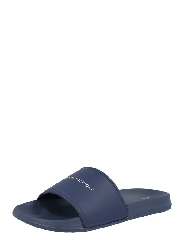 TOMMY HILFIGER TOMMY HILFIGER Otvorene cipele 'DAMIAN'  mornarsko plava / bijela