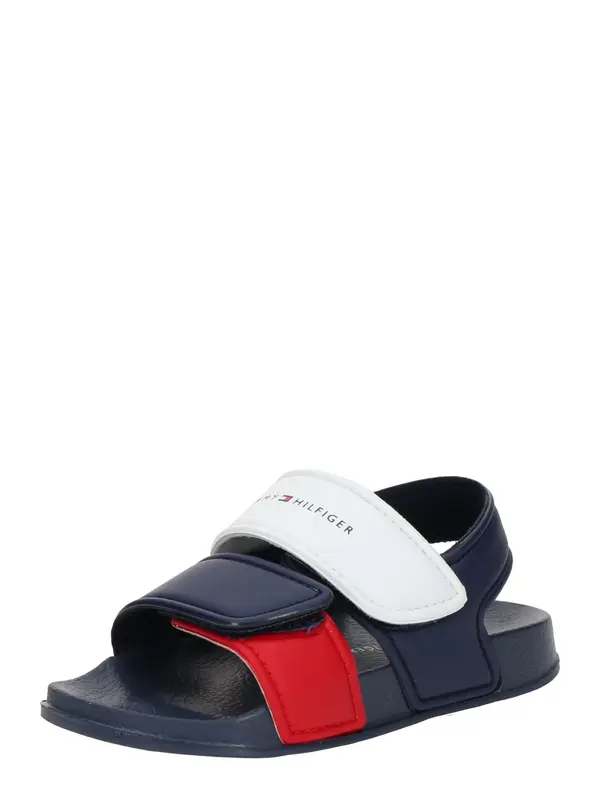 TOMMY HILFIGER TOMMY HILFIGER Otvorene cipele  mornarsko plava / crvena / bijela