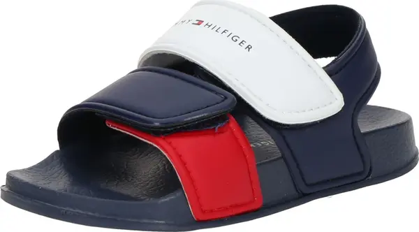 TOMMY HILFIGER TOMMY HILFIGER Otvorene cipele  mornarsko plava / crvena / bijela