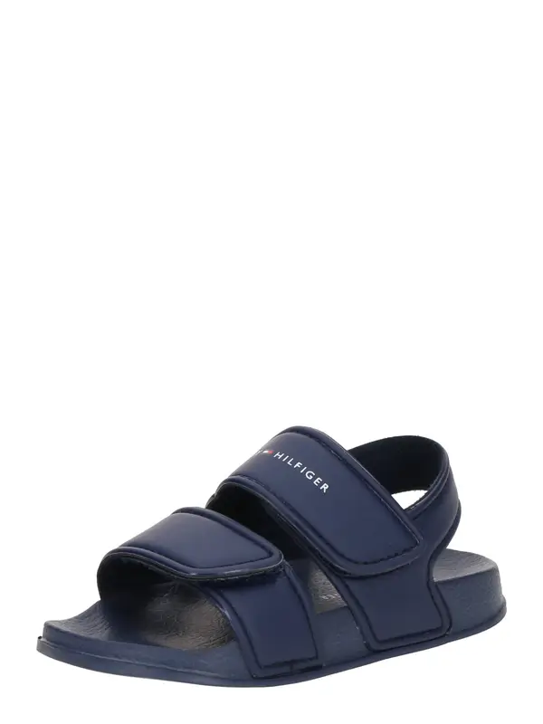 TOMMY HILFIGER TOMMY HILFIGER Otvorene cipele  mornarsko plava / klasično crvena / bijela
