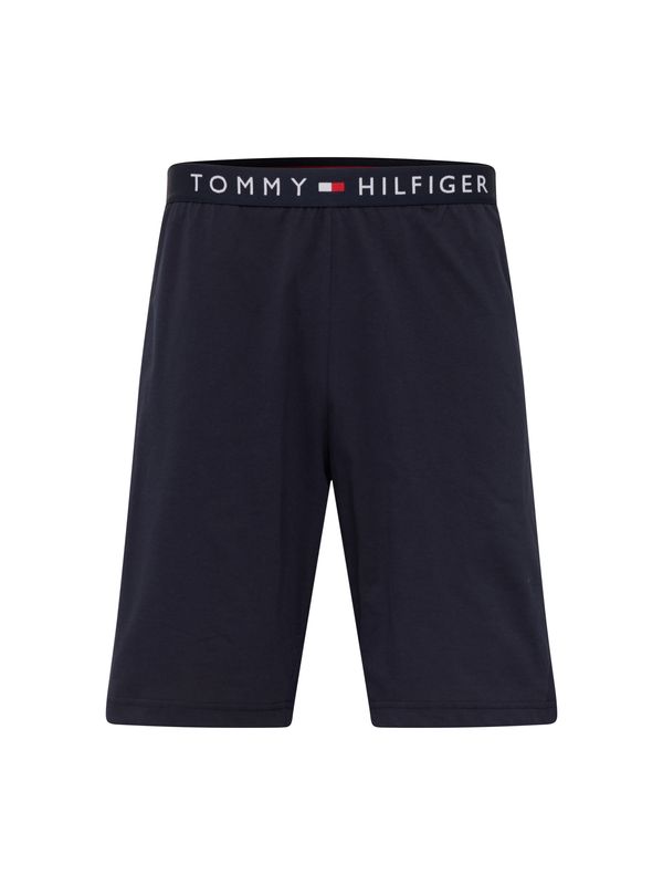 TOMMY HILFIGER TOMMY HILFIGER Pidžama hlače  mornarsko plava / crvena / bijela
