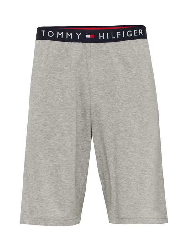 TOMMY HILFIGER TOMMY HILFIGER Pidžama hlače  mornarsko plava / siva / crvena / bijela
