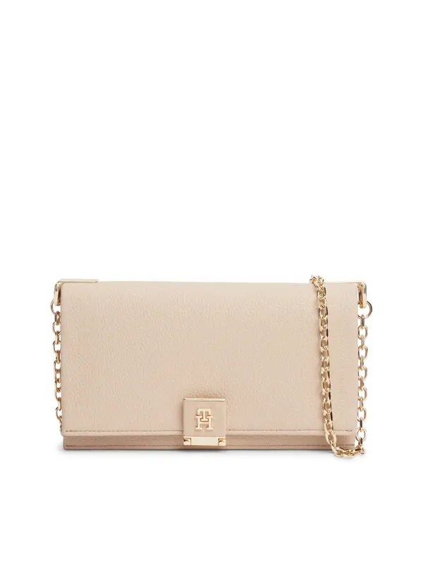 TOMMY HILFIGER TOMMY HILFIGER Pismo torbica  zlatna / puder roza
