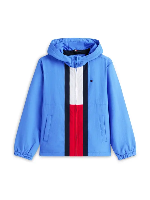 TOMMY HILFIGER TOMMY HILFIGER Prijelazna jakna  azur / tamno plava / crvena / bijela
